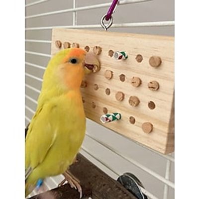 Interactive Toy Birds 1PC Durable Pet Exercise Teething Toy Wood Gift Pet Toy Pet Play Lightinthebox