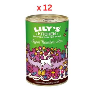 Lily's Kitchen Rainbow Stew Dog Wet Food Vegan 400G Pack Of 12