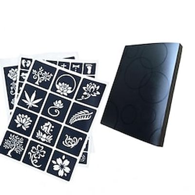 312PCS Reusable Tattoo Stencil Set Tattoo Templates For Permanent Makeup Henna Body Tattoos Lightinthebox