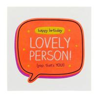 Happy Jackson Lovely Person Greeting Card (160 x 156mm) - thumbnail