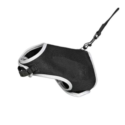 Trixie Soft Harness With Lead For Cats Black - 24-42Cm