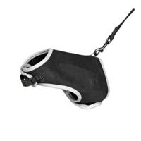 Trixie Soft Harness With Lead For Cats Black - 24-42Cm