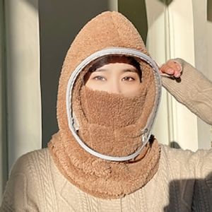 Women's Hat Winter Hats Pink Khaki Coffee Outdoor Street Daily Fleece Pure Color Windproof Comfort Warm miniinthebox