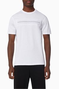 Upside Down Logo T-shirt in Cotton Jersey