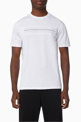 Upside Down Logo T-shirt in Cotton Jersey Upside Down Logo T-shirt in Cotton Jersey