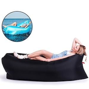 Portable Lazy Inflatable Sofa Outdoor Indoor Can Receive Air Bed Fast Folding Sofa Bed Lunch Break Bed Lightinthebox