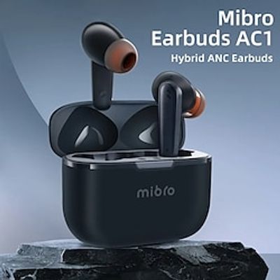 Mibro AC1 TWS bluetooth 5.2 Earphone 10mm Composite Speaker ANC ENC Noise Cancelling 450mAh Battery IPX4 Waterproof Sports Earphone with Mic miniinthebox