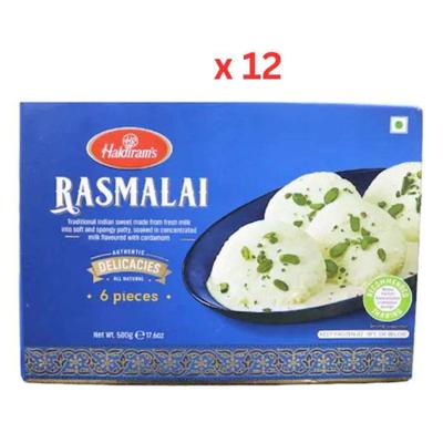 Haldiram'S Rasmalai 500G Pack of 12