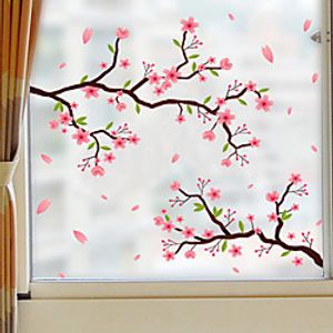 Frosted Privacy Flowers Pattern Window Film Home Bedroom Bathroom Glass Window Film Stickers Self Adhesive Sticker 58 x 60CM miniinthebox