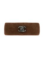 Chanel Pre-Owned CC turn-lock hair barrette - Brown