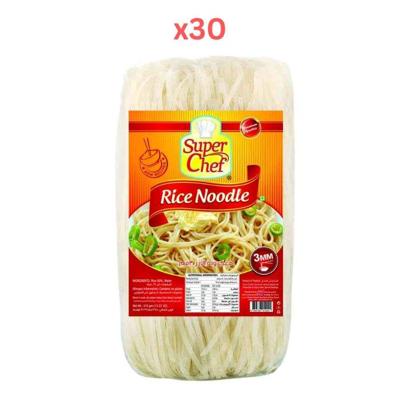 Super Chef Rice Noodles 3Mm 375Gm (Pack Of 30)