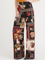 Autumn and winter new printed casual wide-leg pants - thumbnail