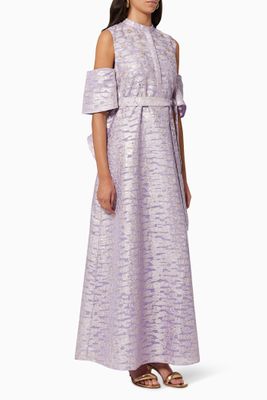 Cirque Kaftan in Textured Organza Cirque Kaftan in Textured Organza