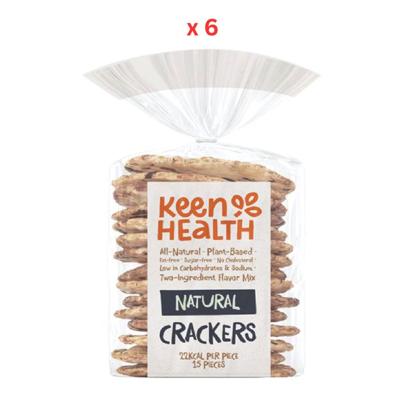 Keen Health Natural Crackers, 6X90G