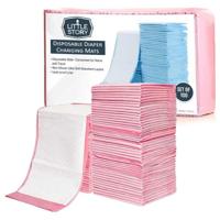 Little Story - Disposable Diaper Changing Mats - Pack Of 100pcs - Pink LS_DCM_PI100