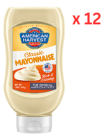 American Harvest Classic Mayonnaise Down Squeeze 12X510 Gms