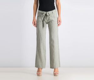 Womens Belted Stripe Pants  Pepermint