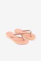 Kids Girls Slim Brasil Slipper Rose Nude Kids Girls Slim Brasil Slipper Rose Nude