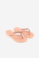 Kids Girls Slim Brasil Slipper  Rose Nude - thumbnail