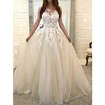 Women's Prom Dress Party Dress Lace Dress Long Dress Maxi Dress White Pink Blue Sleeveless Plain Lace Summer Spring Fall V Neck Elegant Wedding Guest Birthday Evening Party S M L XL XXL 3XL 4XL 5XL Lightinthebox