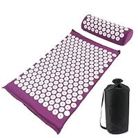 Yoga Massage Mat Acupressure Mat for Back Neck Needle Acupuncture Pad Pillow Set Kuznetsov Applicator Spike Massager Cushion Lightinthebox - thumbnail