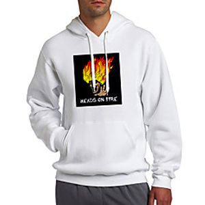 21Grams Men's Long Sleeve Hoodie Sweatshirt Hoodie Top Athletic Athleisure Winter Moisture Wicking Breathable Soft Fitness Gym Workout Running Active Training Exercise Sportswear Halloween Normal Lightinthebox