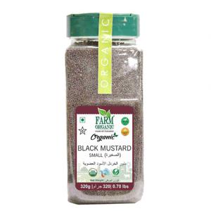 Farm Organic Black Mustard Seeds Small 320gms