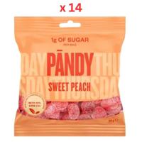 Pandy-Candy Sweet Peach 50G, 1 Box X 14 Pcs