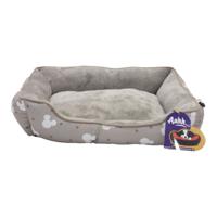 Nutrapet Aahh Dog Bed Squarey L46 x W36 x H42 cm Flannel Beige Mr Mickey - thumbnail