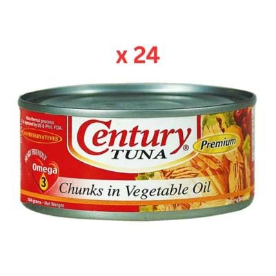 Century Tuna Chunks In Vegetable Oil 184G Pack of 24