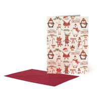 Legami Large Greeting Card (11.5 x 17cm) - Xmas Pattern