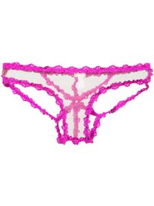 Fleur Du Mal lace bondage briefs - PINK