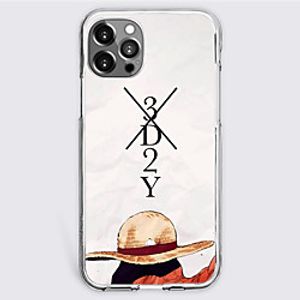 One Piece Cartoon Characters Phone Case For Apple iPhone 12 Pro Max 11 SE 2020 X XR XS Max 8 7 Unique Design Protective Case Shockproof Dustproof Back Cover TPU miniinthebox