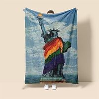 Kisskiss Pattern LGBT Collection Super Soft Throw Blanket Sherpa Blanket Warm Printed All Seasons Room Decor Gifts Big Blanket Lightinthebox - thumbnail