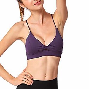 Sports Bra For Women Strappy Yoga Tops Cross Back Gym Clothes Cute Padded Workout Activewear Lightinthebox