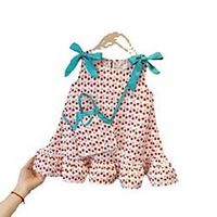 girl summer skirt princess dress tutu children sleeveless dresses girls fashion stripe baby clothes bow cute dress shoulder bag set 2color g71jqby Lightinthebox - thumbnail