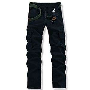 Men's Hiking Pants Trousers Hunting Pants Tactical Cargo Pants Dust Proof Quick Dry Breathable Wearproof Fall Spring Solid Colored Cotton for Black Army Green Dark Gray S M L XL XXL Lightinthebox