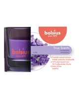 Bolsius True Scents Lavender Candle in Glass Scented Large Bolsius True Scents Lavender Candle in Glass Scented Large
