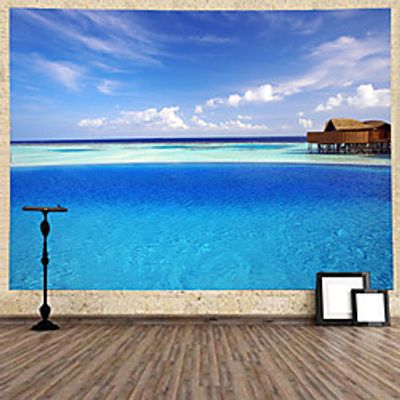 Landscape Wall Tapestry Art Decor Blanket Curtain Hanging Home Bedroom Living Room Decoration miniinthebox