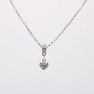 Women's Pendant Necklace Necklace Classic Heart Dainty Unique Design Fashion Modern Silver Plated Chrome Silver 42 cm Necklace Jewelry 1pc For Daily Carnival Holiday Club Festival / Charm Necklace miniinthebox