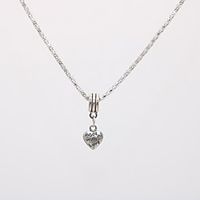 Women's Pendant Necklace Necklace Classic Heart Dainty Unique Design Fashion Modern Silver Plated Chrome Silver 42 cm Necklace Jewelry 1pc For Daily Carnival Holiday Club Festival / Charm Necklace miniinthebox - thumbnail