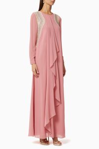 Embellished Frill Kaftan