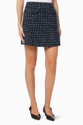 Mini Skirt in Wool Blend Bouclé Mini Skirt in Wool Blend Bouclé