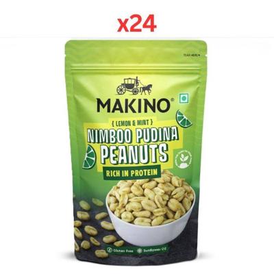 Makino Nimboo Pudina Peanuts 150g (Pack Of 24)