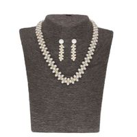 Sri Jagdamba Pearls Mahi 1 Line Pearl set - JPOCT-20-204