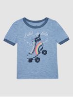 Kids Puff-Sleeve Graphic T-Shirt - thumbnail