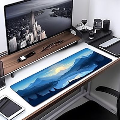 Large Mouse Pad,Gaming Mouse Pad Mousepad Topographic Contour Large Mouse Pad for Desk,XL Mousepad Desk Mat Non-Slip Rubber Base Mice Pad Lightinthebox