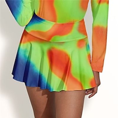 Women's Tennis Skirts Golf Skirts Breathable Quick Dry Moisture Wicking Tennis Clothing Golf Apparel Regular Fit 2 in 1 Golf Tee Pocket Printed Summer Tennis Golf Pickleball miniinthebox