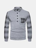 Mens Lattice Design Warm Knitted Sweater