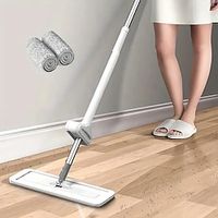 Squeeze Mop Magic Flat Hands Free Washing Lazy Mops for House Floor Cleaning Household Cleaning Tools with Replaced Pads Lightinthebox - thumbnail